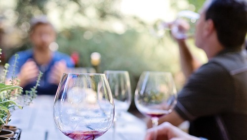 Winnica, degustacja win