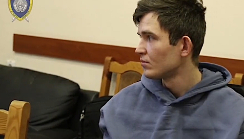 Dezerter Emil Czeczko przed Białoruskim Komitetem Śledczym