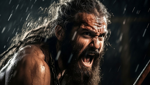 Wojownik, buntownik. Ilustracja poglądowa