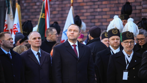Karol Nawrocki. Obchody 44. rocznicy pacyfikacji kopalni „Wujek”
