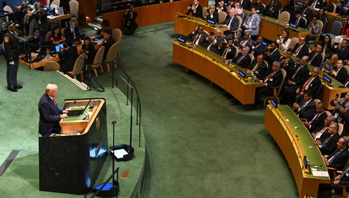 Donald Trump na 80. sesji Zgromadzenia Ogólnego ONZ