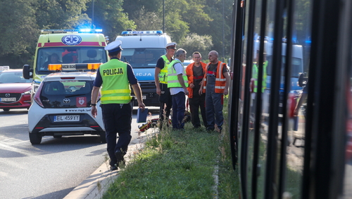 Groźny wypadek tramwajów w Łodzi. Blisko 30 osób rannych