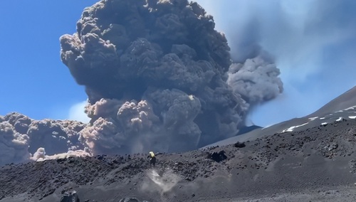 Erupcja wulkanu Etna