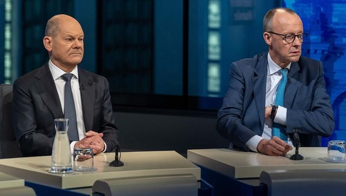 Olaf Scholz i Friedrich Merz