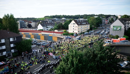 manifestacja w Essen