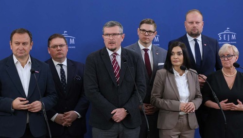 Część członków komisji śledczej ds. Pegasusa