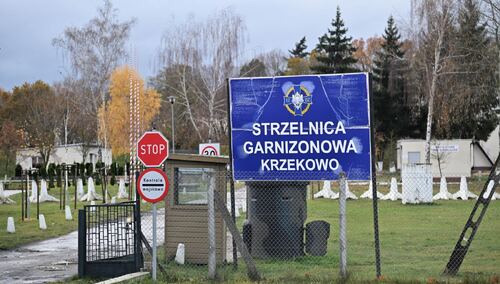 Pas Ćwiczeń Taktycznych (PĆT) przy strzelnicy garnizonowej na osiedlu Krzekowo w Szczecinie, gdzie doszło do nieszczęśliwego wypadku