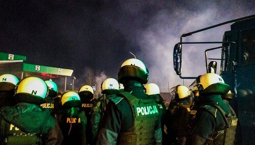 „Granica została wzmocniona”. Policja pokazuje nowe zdjęcia i zapewnia, że możemy spać spokojnie