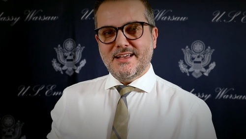 Bix Aliu charge d’affairs ambasady USA w Polsce