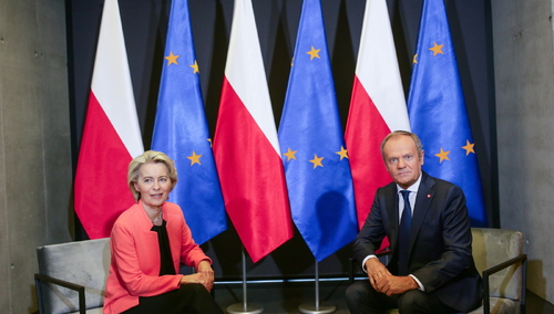 Ursula von der Leyen, Donald Tusk