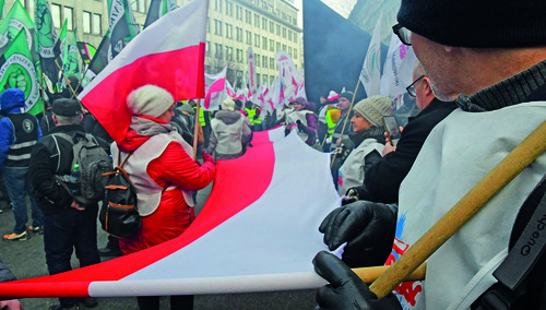 Protest branży energetycznej w Warszawie