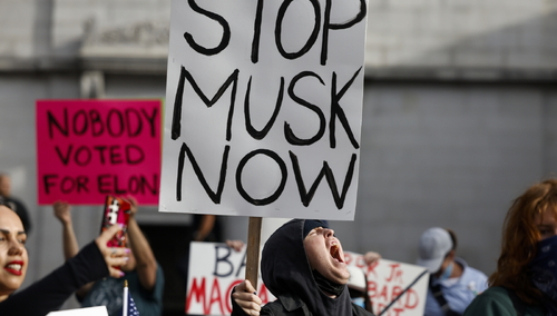 Protest przeciwko polityce administracji Donalda Trumpa