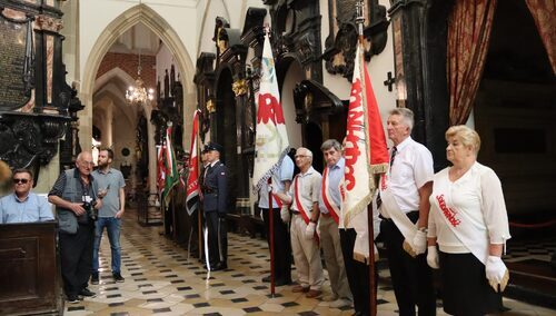 Związkowcy z Solidarności uczcili Święto Wojska Polskiego