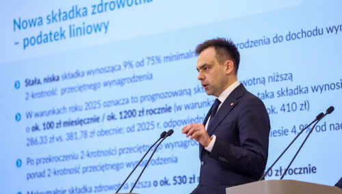 Minister finansów Andrzej Domański