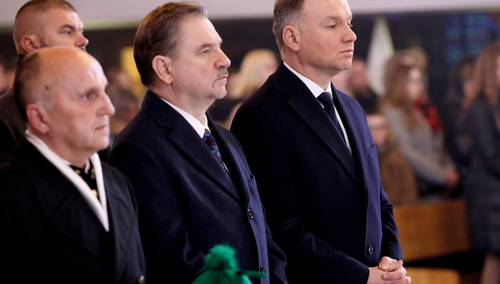 Andrzej Duda w KWK Pniówek: "Musimy realizować zmiany, aby ich koszt był do udźwignięcia dla ludzi"