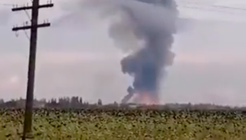 Potężne eksplozje na okupowanym Krymie. „Trafiono w skład amunicji w jednostce wojskowej orków” [WIDEO]