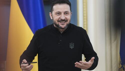 Prezydent Ukrainy Wołodymyr Zełenski