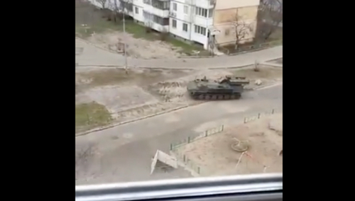 Kijów: Trwają walki z rosyjskimi dywersantami w dzielnicy Obołoń  [WIDEO]