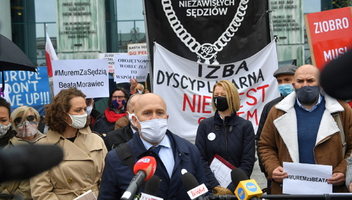 demonstracja poparcia Beaty Morawiec
