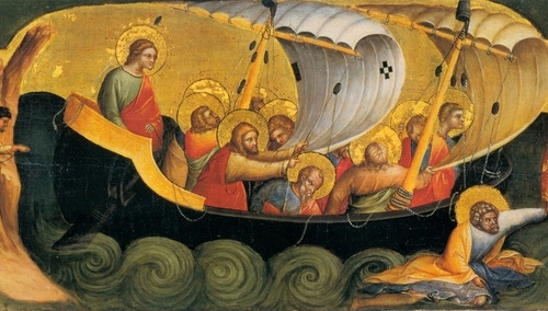 Chrystus ratuje Piotra, Lorenzo Veneziano, 1370