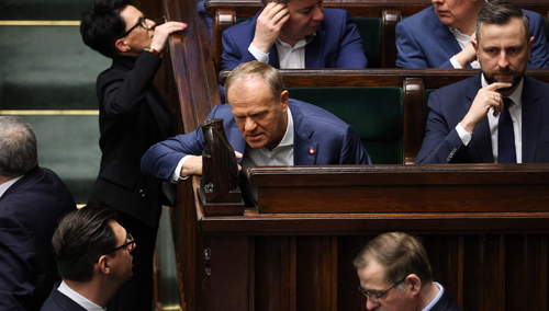 Premier Donald Tusk w Sejmie