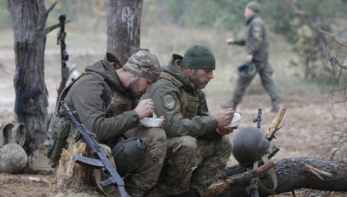 Ukraińscy żołnierze