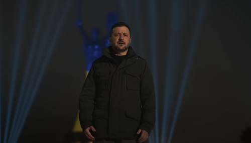 Prezydent Ukrainy Wołodymyr Zełenski