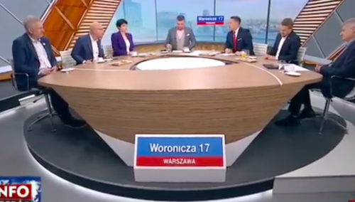 [WIDEO] Awantura na antenie TVP Info. Kropiwnicki rzucił listą rezolucji przeciw Polsce, za którymi głosowała PO