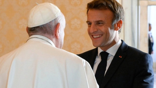 Emmanuel Macron odbył wizytę w Watykanie
