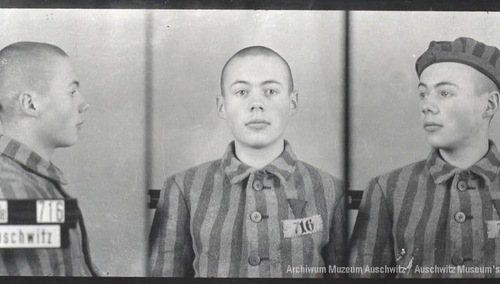 Aleksander Giermański. Zdjęcie obozowe