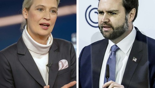 Alice Weidel i J. D. Vance