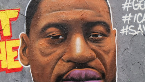 George Floyd. Mural