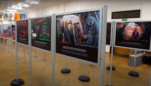 Wystawa "Droga ku wolności" trafiła do Sali BHP