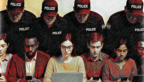 Inwigilacja. Ilustracja poglądowa