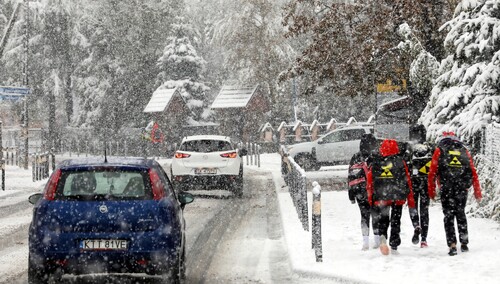 Te zdjęcia są z dzisiaj. W Zakopanem zima na całego