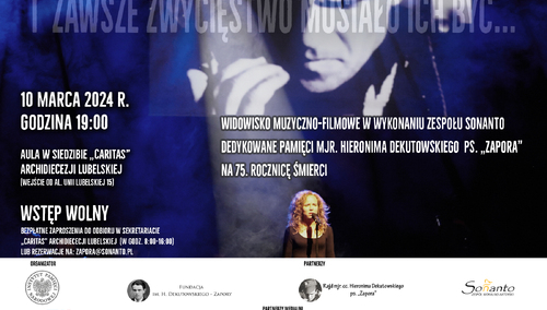 Widowisko muzyczno-filmowe dedykowane pamięci „Zapory” 