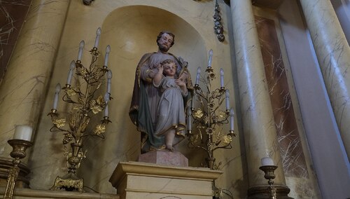 Święty Józef z młodym Jezusem