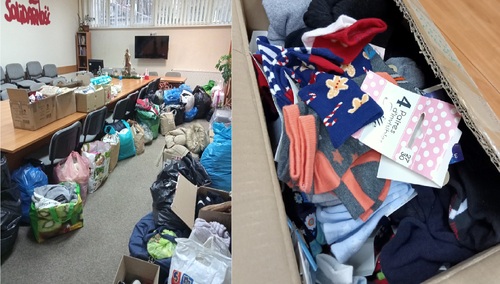 Gdyńska oświatowa "S" na pomoc Ukrainie. "Może sprawimy, że w środku zimy ktoś poczuje ciepło naszych serc"