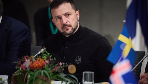 Prezydent Ukrainy Wołodymyr Zełenski