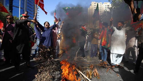 Pakistan. Protesty przeciwko aresztowaniu Imrana Khana