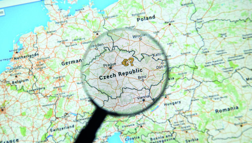 Czechy mapa