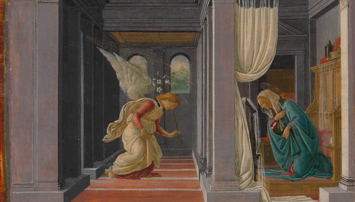Zwiastowanie, Sandro Boticelli