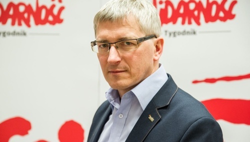Marek Lewandowski, rzecznik Komisji Krajowej NSZZ "Solidarność"