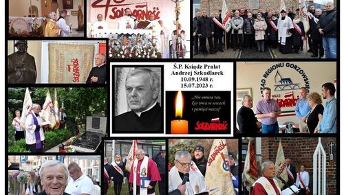 Gorzowska Solidarność uczciła pierwszą rocznicę śmierci swojego kapelana