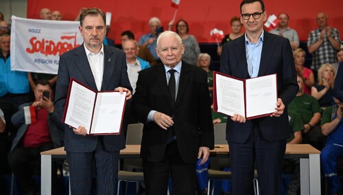 Podpisanie porozumienia Rząd-Solidarność