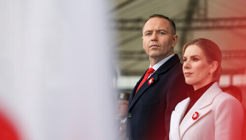 Prezydent Karol Nawrocki z małżonką