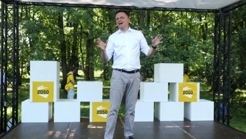 Lider Ruchu Polska 2050 Szymon Hołownia 