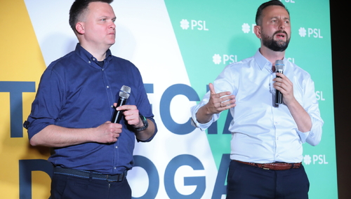 Szymon Hołownia oraz Władysław Kosiniak-Kamysz