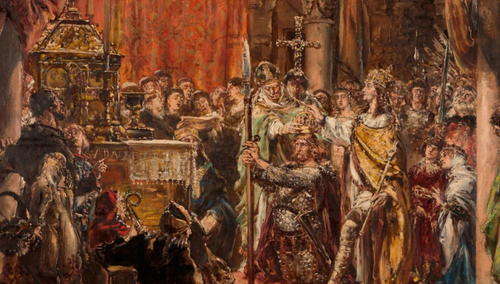Koronacja Bolesława Chrobrego. Jan Matejko