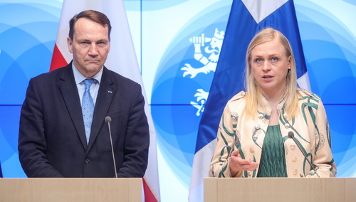 Radosław Sikorski, Elina Valtonen